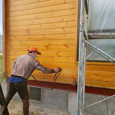 Holzprodukte für den Außenbereich Schutz Holzhaus Renovierung Farbe auf Wasserbasis Gelbschutz